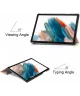 Samsung Galaxy Tab A9 Hoes Tri-Fold Book Case Standaard Roze Goud