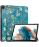 Samsung Galaxy Tab A9 Hoes Tri-Fold Book Case Standaard Blossom