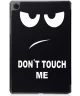 Samsung Galaxy Tab A9 Hoes Tri-Fold Book Case Standaard Touch Print