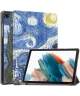 Samsung Galaxy Tab A9 Plus Hoes Book Case met Standaard Sterren Nacht