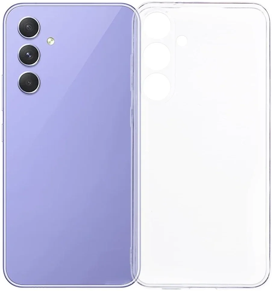 Samsung Galaxy S24 Plus Hoesje Dun TPU Back Cover Transparant afbeelding 1