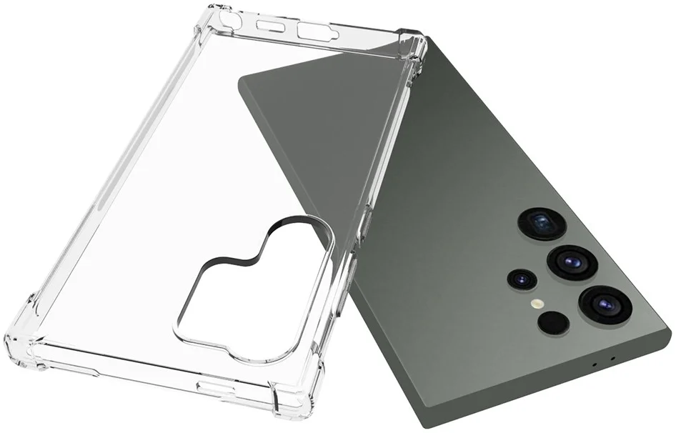 Samsung Galaxy S24 Ultra Hoesje Schokbestendig en Dun TPU Transparant afbeelding 12