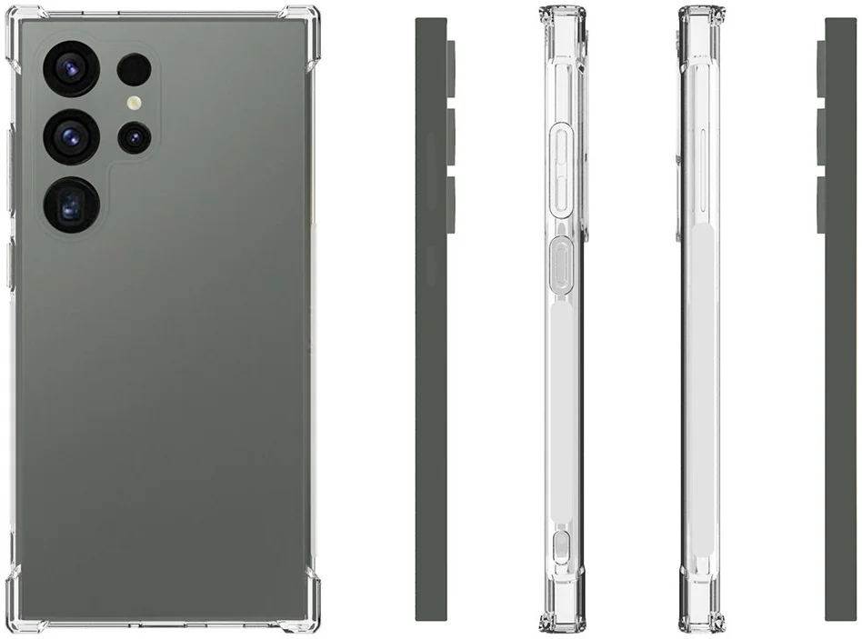 Samsung Galaxy S24 Ultra Hoesje Schokbestendig en Dun TPU Transparant afbeelding 13