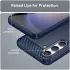 Samsung Galaxy S24 Hoesje Geborsteld TPU Flexibele Back Cover Blauw afbeelding 6