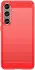 Samsung Galaxy S24 Plus Hoesje Geborsteld TPU Back Cover Rood afbeelding 2