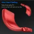 Samsung Galaxy S24 Plus Hoesje Geborsteld TPU Back Cover Rood afbeelding 7