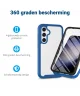 Samsung Galaxy S24 Hoesje Full Protect 360° Cover Hybride Blauw