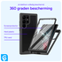 Samsung Galaxy S24 Ultra Hoesje Full Protect 360° Cover Hybride Zwart afbeelding 7