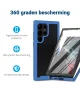 Samsung Galaxy S24 Ultra Hoesje Full Protect 360° Cover Hybride Blauw