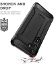 Samsung Galaxy S24 Plus Hoesje Shock Proof Hybride Back Cover Zwart