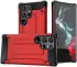 Samsung Galaxy S24 Ultra Hoesje Shock Proof Hybride Back Cover Rood afbeelding 1