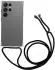 Samsung Galaxy S24 Ultra Hoesje met Koord TPU Back Cover Transparant afbeelding 1