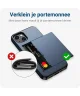 Samsung Galaxy S24 Plus Hoesje met Slider Kaarthouder Back Cover Blauw