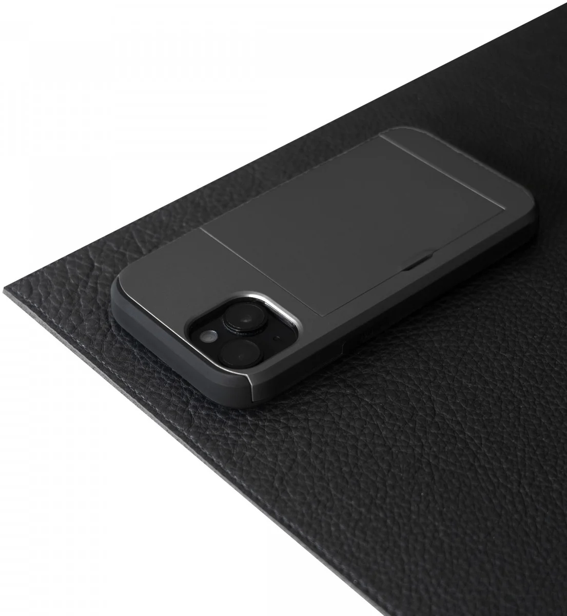 Samsung Galaxy S24 Ultra Hoesje met Slider Kaarthouder Zwart afbeelding 4