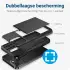 Samsung Galaxy S24 Ultra Hoesje met Slider Kaarthouder Zwart afbeelding 6