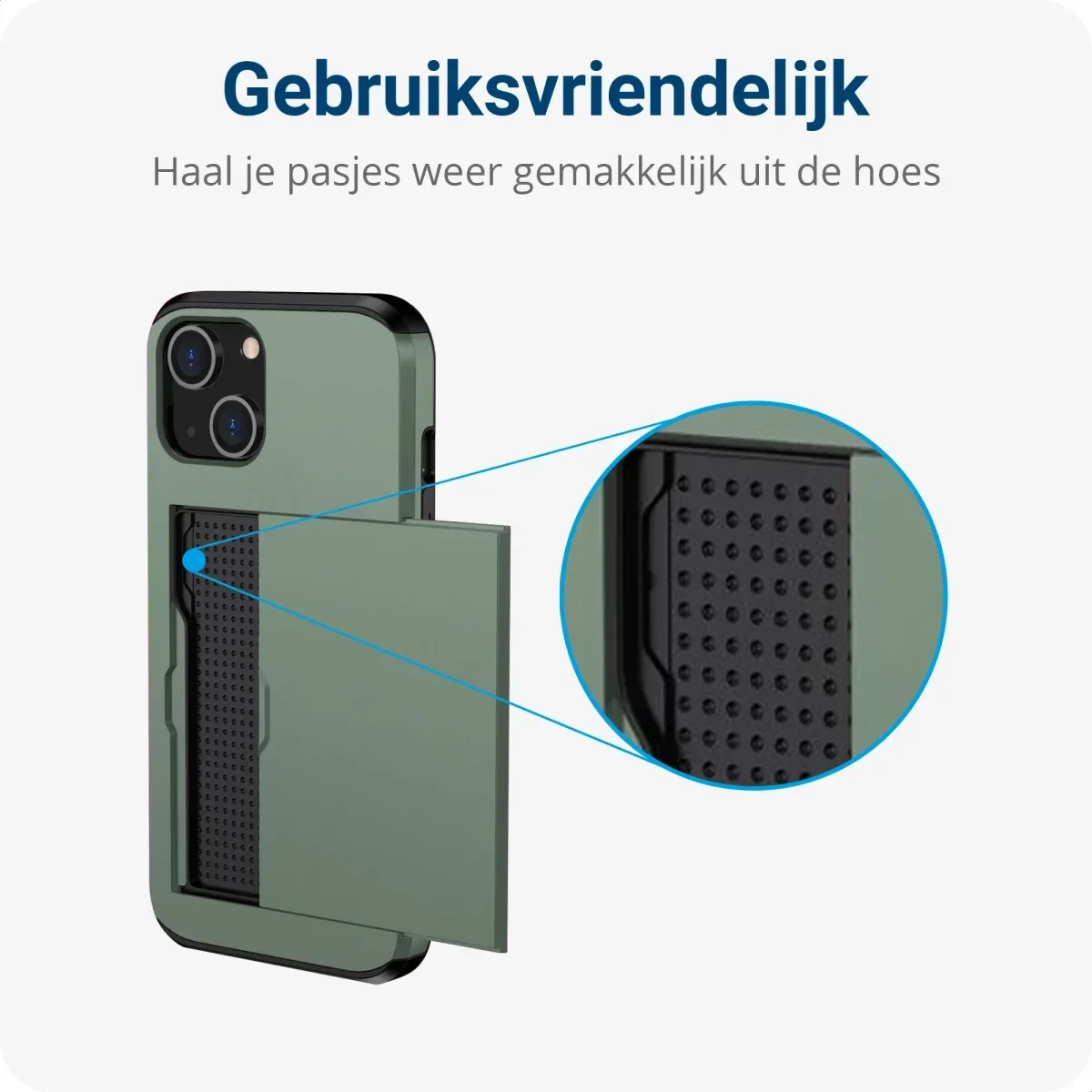 Samsung Galaxy S24 Ultra Hoesje met Slider Kaarthouder Groen afbeelding 11