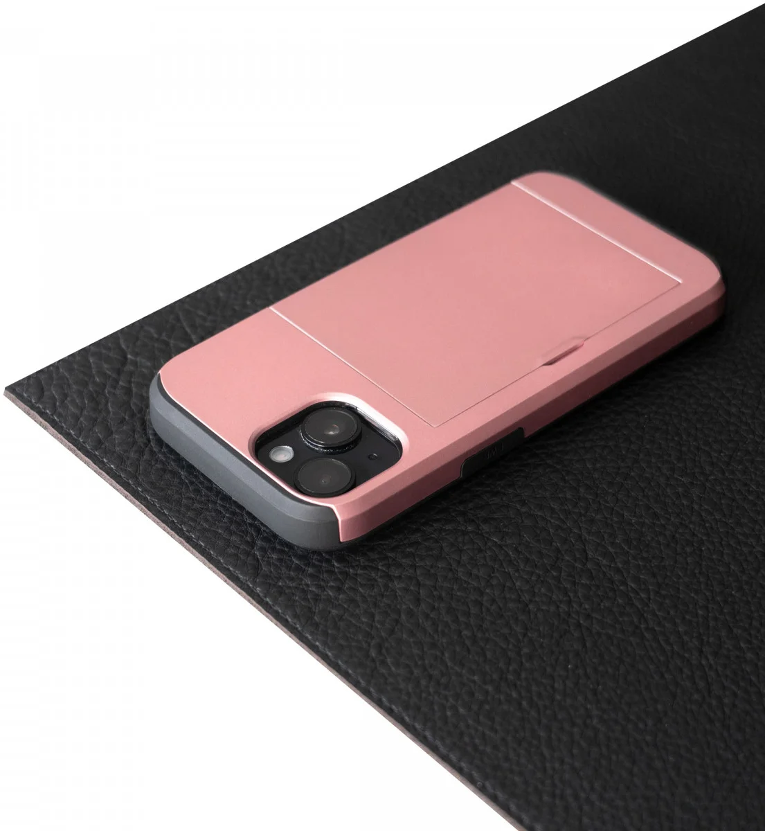 Samsung Galaxy S24 Ultra Hoesje met Slider Kaarthouder Roze afbeelding 13