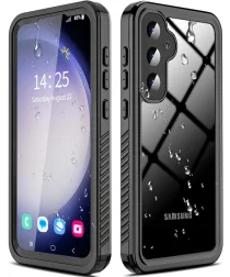 SBG Samsung Galaxy S24 Waterdicht Hoesje Schokbestendig Zwart