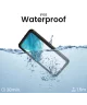 SBG Samsung Galaxy S24 Ultra Waterdicht Hoesje Schokbestendig Zwart