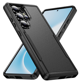 Samsung Galaxy S24 Ultra Hoesje Schokbestendige Hardcase Zwart afbeelding