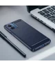 Motorola Moto G14 Hoesje Geborsteld TPU Flexibele Back Cover Blauw