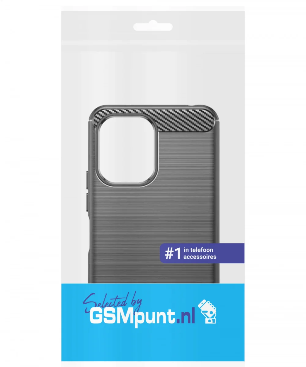Xiaomi Redmi 12 Hoesje Geborsteld TPU Flexibele Back Cover Zwart afbeelding 9