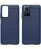 Xiaomi Redmi Note 12S Hoesje Geborsteld TPU Flexibele Back Cover Blauw