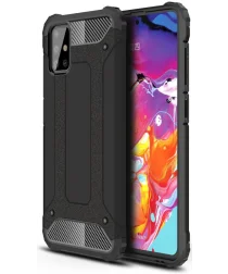 Xiaomi Redmi Note 12S Hoesje Shock Proof Hybride Back Cover Zwart