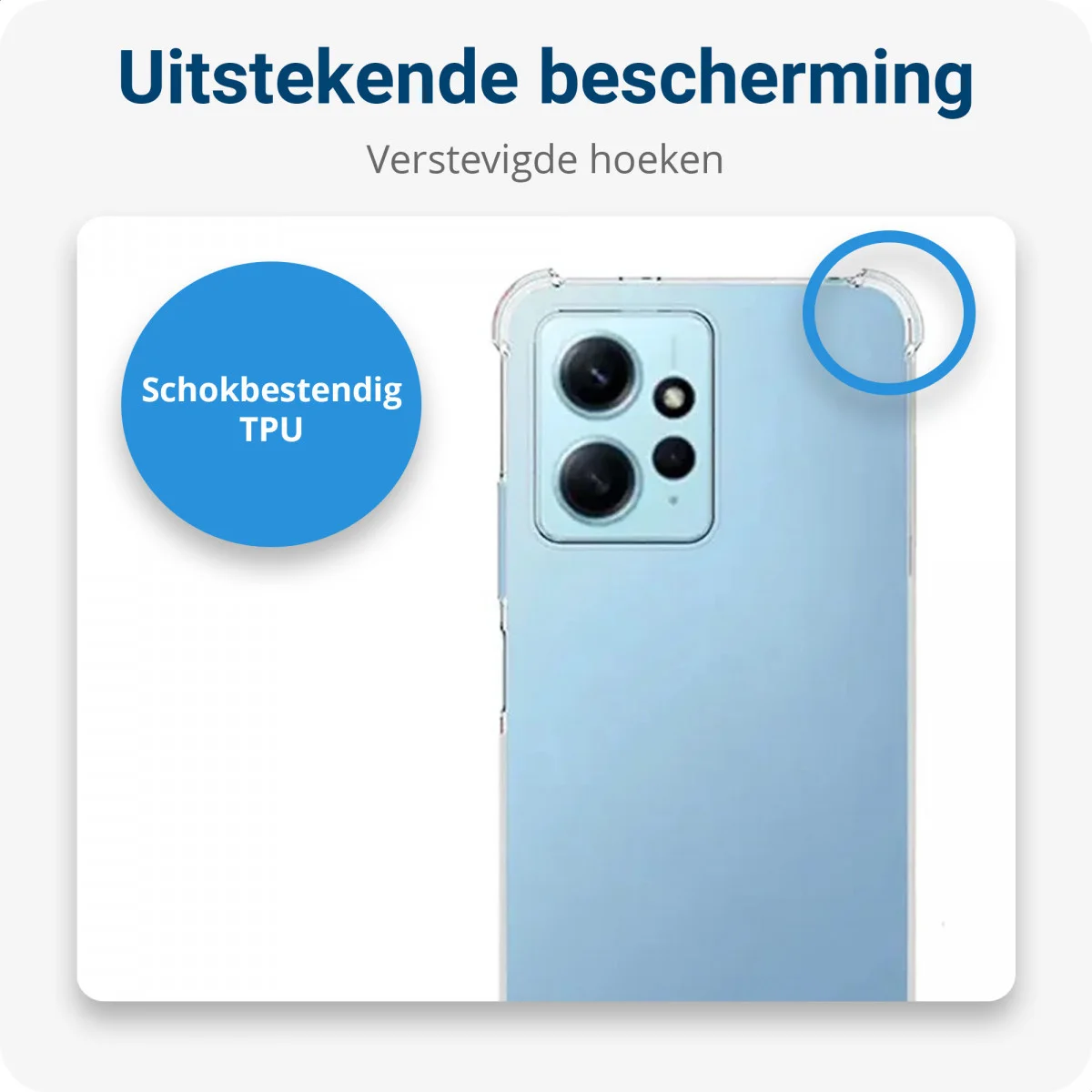 Xiaomi Redmi 12 Hoesje met Koord Schokbestendig TPU Transparant afbeelding 2