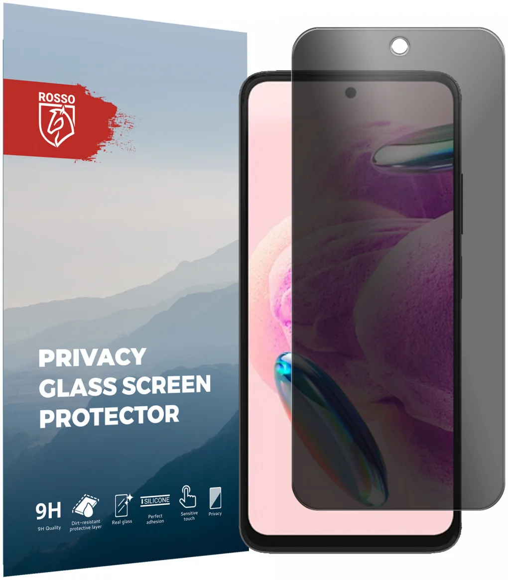 Rosso Xiaomi Redmi Note 12S 9H Tempered Glass Screen Protector Privacy afbeelding 1