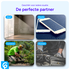 Stofdichte Plug met Plakstrip voor Lightning Poort Zwart (2-Pack) afbeelding 3