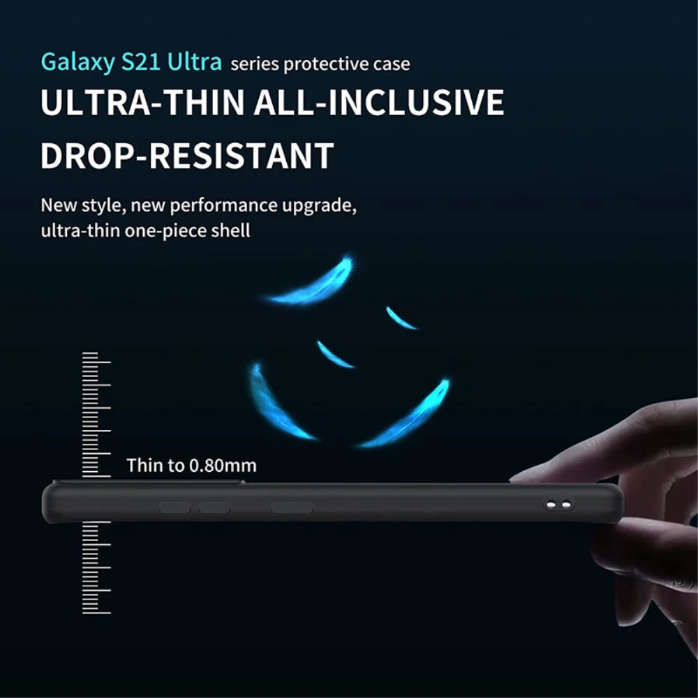 Samsung Galaxy S21 Ultra Hoesje met MagSafe Siliconen Back Cover Zwart afbeelding 4