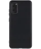 Samsung Galaxy S20 Hoesje met MagSafe Siliconen Back Cover Zwart
