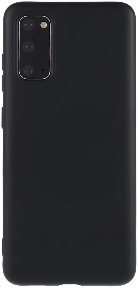 Samsung Galaxy S20 Hoesje met MagSafe Siliconen Back Cover Zwart afbeelding 1