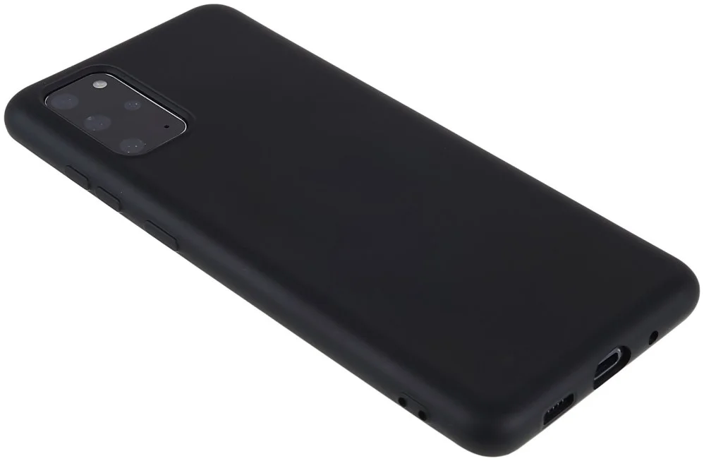 Samsung Galaxy S20 Plus Hoesje met MagSafe Siliconen Back Cover Zwart afbeelding 5