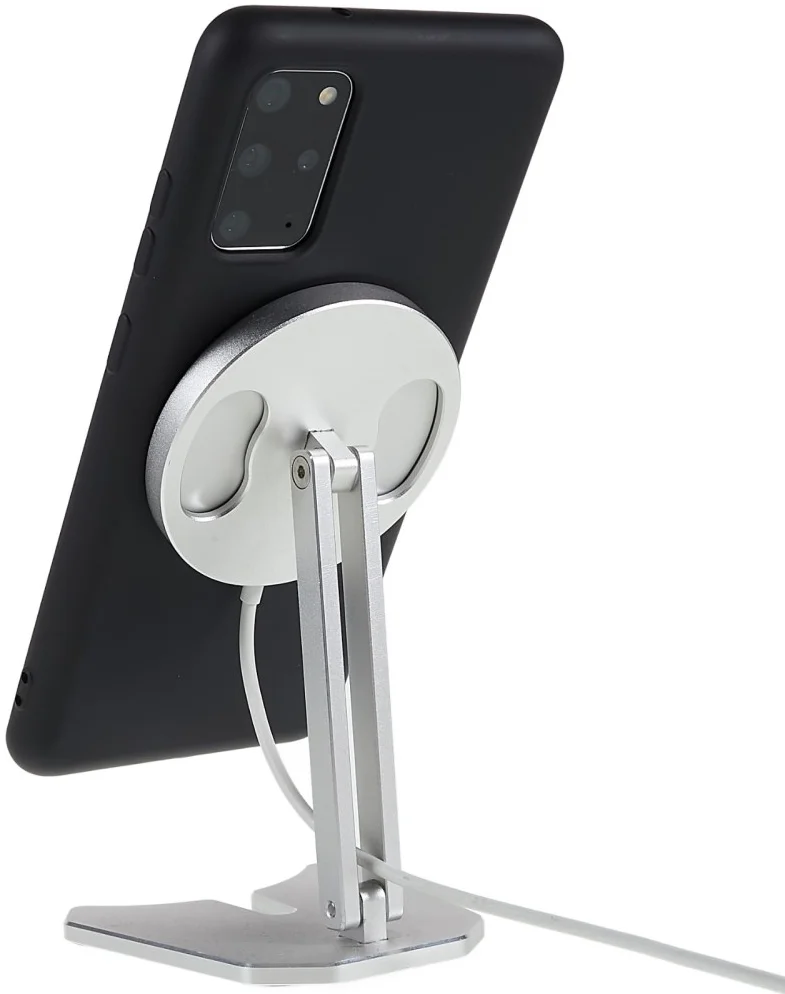 Samsung Galaxy S20 Plus Hoesje met MagSafe Siliconen Back Cover Zwart afbeelding 9