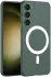 Samsung Galaxy S23 Hoesje met MagSafe Back Cover Case Groen