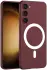 Samsung Galaxy S23 Hoesje met MagSafe Back Cover Case Rood afbeelding 1