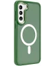 Samsung Galaxy S23 Plus Hoesje Matte Back Cover met MagSafe Groen