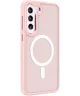 Samsung Galaxy S23 Plus Hoesje Matte Back Cover met MagSafe Roze