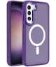 Samsung Galaxy S23 Plus Hoesje Matte Back Cover met MagSafe Purple
