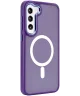 Samsung Galaxy S23 Plus Hoesje Matte Back Cover met MagSafe Purple