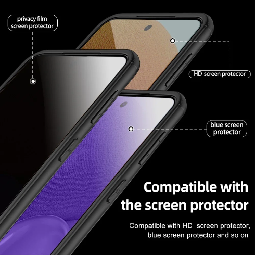 Samsung Galaxy S23 FE Hoesje Matte Back Cover met MagSafe Zwart afbeelding 3