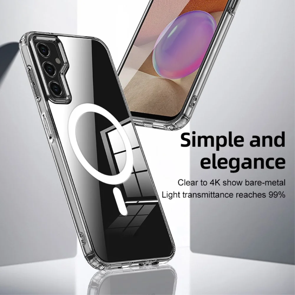 Samsung Galaxy S23 FE Hoesje Matte Back Cover met MagSafe Zwart afbeelding 6