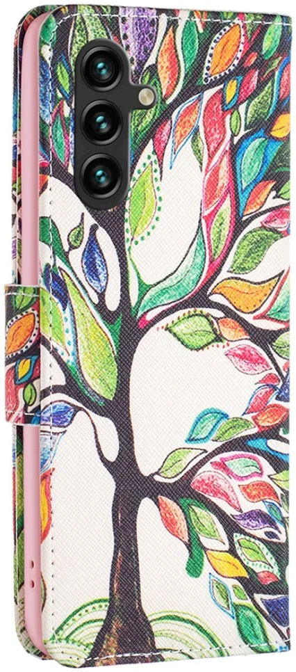 Samsung Galaxy A05s Hoesje Portemonnee Book Case Boom Print afbeelding 7