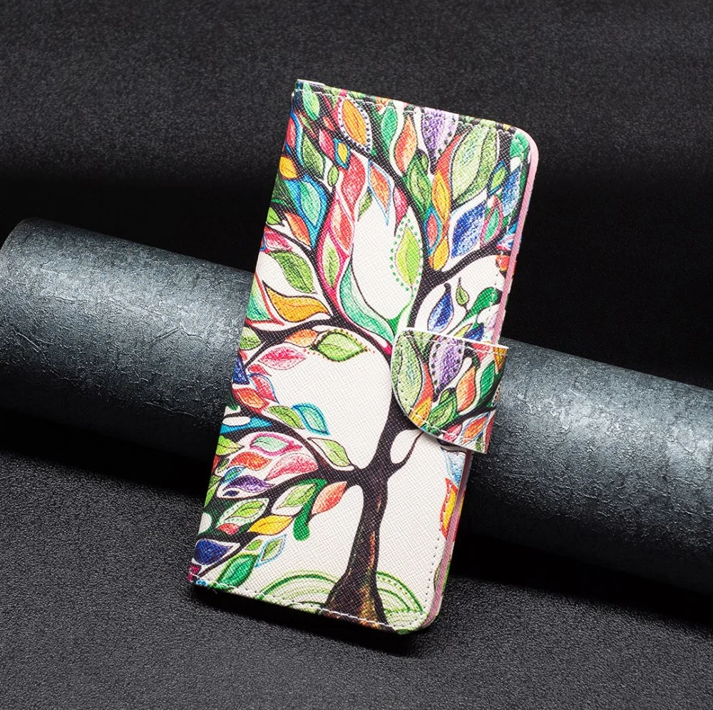 Samsung Galaxy A05s Hoesje Portemonnee Book Case Boom Print afbeelding 8