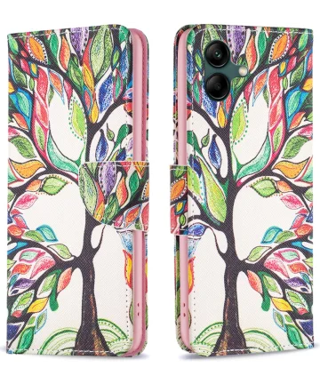 Samsung Galaxy A05 Hoesje Portemonnee Book Case Tree Hoesjes