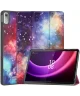 Lenovo Tab P11 Gen 2 Hoes Tri-Fold Book Case met Galaxy Print