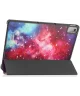 Lenovo Tab P11 Gen 2 Hoes Tri-Fold Book Case met Galaxy Print