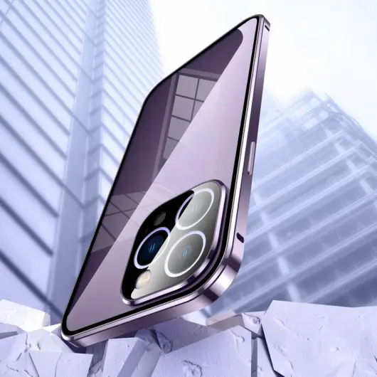 Apple iPhone 15 Pro Hoesje Full Protect Zilver afbeelding 4